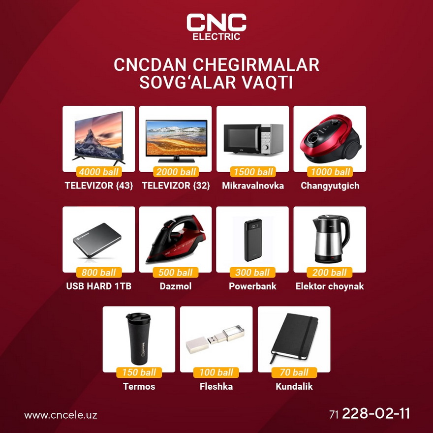 CNC Electric Uzbekistan
